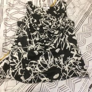 Ann Taylor LOFT Black Office Top Size XSP